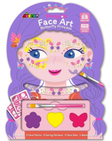 Klejnoty i farby do twarzy Motyl. Wydawca: AVENIR. SmakLiter.pl Opakowanie Klejnoty i farby do twarzy Motyl