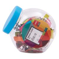 Opakowanie Klips do akt 15mm/19mm/25mm mix kolorów i rozmiarów 24szt.