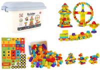 Klocki budowlane w skrzyni 320el. Wydawca: Pro Kids. SmakLiter.pl Opakowanie Klocki budowlane w skrzyni 320el