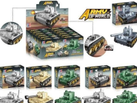 Klocki czołgi MIX. Wydawca: Merkpol. SmakLiter.pl Opakowanie Klocki czołgi MIX