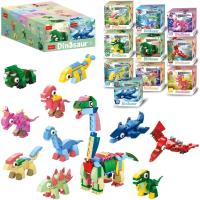 Opakowanie Klocki dinozaur 10 w 1 - 10 wzorów