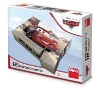 Klocki drewniane Auta Cars 12el. Wydawca: Dino Toys. SmakLiter.pl Opakowanie Klocki drewniane Auta Cars 12el