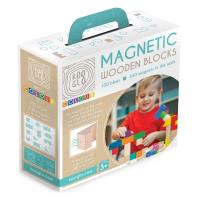 Klocki drewniane Mega Colour 100szt. Wydawca: Kooglo. SmakLiter.pl Opakowanie Klocki drewniane Mega Colour 100szt