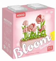 Opakowanie Klocki KOCO kwiaty róże 349 elementów