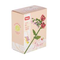 Klocki konstrukcyjne Kwiaty 140 elementy. Wydawca: Mega Creative. SmakLiter.pl Opakowanie Klocki konstrukcyjne Kwiaty 140 elementy