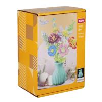 Klocki konstrukcyjne Kwiaty 793 elementów. Wydawca: Mega Creative. SmakLiter.pl Opakowanie Klocki konstrukcyjne Kwiaty 793 elementów