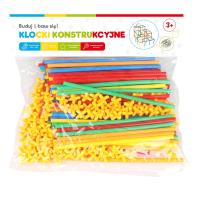 Klocki konstrukcyjne słomki. Wydawca: Askato. SmakLiter.pl Opakowanie Klocki konstrukcyjne słomki