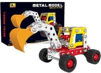 Klocki konstruktor metal 97el. Wydawca: Merkpol. SmakLiter.pl Opakowanie Klocki konstruktor metal 97el