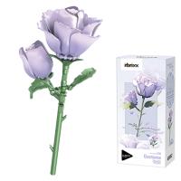 Klocki kwiatki Eustoma 48 elementów. Wydawca: Askato. SmakLiter.pl Opakowanie Klocki kwiatki Eustoma 48 elementów