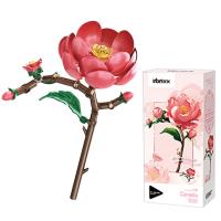 Klocki kwiatki Kamelia 63 elementy. Wydawca: Askato. SmakLiter.pl Opakowanie Klocki kwiatki Kamelia 63 elementy