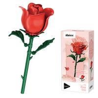 Klocki kwiatki Róża 30 elementów. Wydawca: Askato. SmakLiter.pl Opakowanie Klocki kwiatki Róża 30 elementów