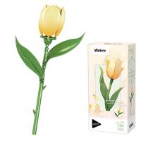 Klocki kwiatki Tulipan 41 elementów. Wydawca: Askato. SmakLiter.pl Opakowanie Klocki kwiatki Tulipan 41 elementów