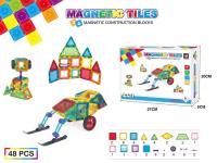 Opakowanie Klocki magnetyczne 5,5cm 48 elementów 9914  AN09