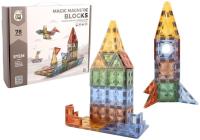 Klocki magnetyczne 78el. Wydawca: Pro Kids. SmakLiter.pl Opakowanie Klocki magnetyczne 78el