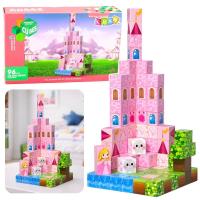 Opakowanie Klocki magnetyczne konstrukcyjne zamek księżniczki
