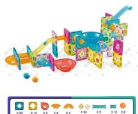 Opakowanie Klocki magnetyczne Tor z kulkami 91el