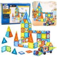 Opakowanie Klocki magnetyczne z pojazdem 138el.