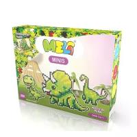 Klocki Meli Minis Dino 3w1. Wydawca: MELI. SmakLiter.pl Opakowanie Klocki Meli Minis Dino 3w1