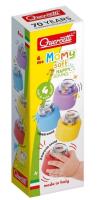 Klocki Momy Soft miękkie z grzechotką 4el. Wydawca: Quercetti. SmakLiter.pl Opakowanie Klocki Momy Soft miękkie z grzechotką 4el