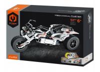 Opakowanie Klocki Motocykl biały 198el
