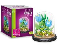 Opakowanie Klocki niebieskie tulipany 558el