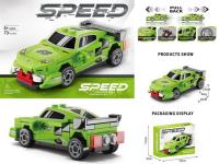 Opakowanie Klocki samochód pull back 64el