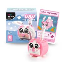 Klocki snapets królik różowy KIDEA. Wydawca: Derform. SmakLiter.pl Opakowanie Klocki snapets królik różowy KIDEA