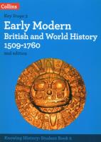 Okładka książki Knowing History - Early Modern British and World History 1509-1760