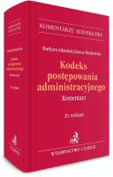 Okładka książki Kodeks postępowania administracyjnego. Komentarz