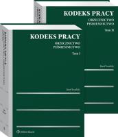 Kodeks pracy. Orzecznictwo. Piśmiennictwo. Tom I, Tom II. Autor: Iwulski Józef. SmakLiter.pl Okładka książki Kodeks pracy. Orzecznictwo. Piśmiennictwo. Tom I, Tom II