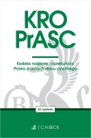 Kodeks rodzinny i opiekuńczy. Prawo o aktach stanu cywilnego. Autor: Opracowanie zbiorowe. SmakLiter.pl Okładka książki Kodeks rodzinny i opiekuńczy. Prawo o aktach stanu cywilnego