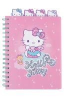 Opakowanie Kołobrulion A5 100k. kratka z główkami Hello Kitty pink wzór 3