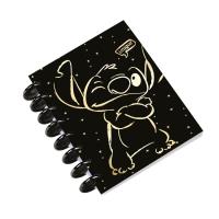 Kołobrulion A5 Disney Gold Stitch big ring 100 kartek wzór 2. Wydawca: Patio. SmakLiter.pl Opakowanie Kołobrulion A5 Disney Gold Stitch big ring 100 kartek wzór 2