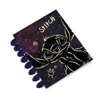 Kołobrulion A5 Disney Gold Stitch big ring 100 kartek wzór 3. Wydawca: Patio. SmakLiter.pl Opakowanie Kołobrulion A5 Disney Gold Stitch big ring 100 kartek wzór 3