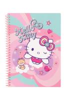 Opakowanie Kołobrulion B5 100k. kratka plastikowa spirala Hello Kitty pink wzór 3