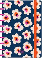 Kołobrulion B5 Flores Nina z gumką 100 kartek. Wydawca: Patio. SmakLiter.pl Opakowanie Kołobrulion B5 Flores Nina z gumką 100 kartek