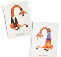 Kołonotatnik A4/80K kratka Swing Żyrafa (3szt). Wydawca: Narcissus. SmakLiter.pl Opakowanie Kołonotatnik A4/80K kratka Swing Żyrafa (3szt)