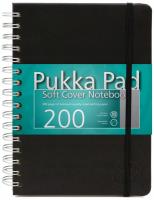 Kołonotatnik Pukka Pad A5 Soft Cover czarny. Wydawca: Pukka Pads. SmakLiter.pl Opakowanie Kołonotatnik Pukka Pad A5 Soft Cover czarny