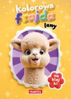 Okładka książki Kolorowa frajda. Lamy z naklejkami
