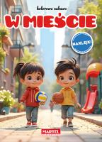 Okładka książki Kolorowa zabawa. W mieście z naklejkami