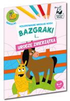 Kolorowanie według kodu. Bazgraki i urocze zwierzątka. Kapitan Nauka. Autor: Opracowanie zbiorowe. SmakLiter.pl Okładka książki Kolorowanie według kodu. Bazgraki i urocze zwierzątka. Kapitan Nauka