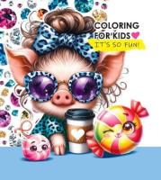 Opakowanie Kolorowanka 140x140 Świnka