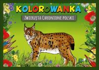 Okładka książki Kolorowanka A5 Zwierzęta chronione Polski