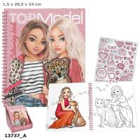 Kolorowanka Leo Heart Top Model z naklejkami 13737A. Wydawca: DEPESCHE (5). SmakLiter.pl Opakowanie Kolorowanka Leo Heart Top Model z naklejkami 13737A