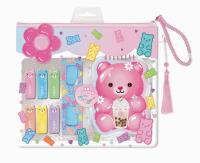 Kolorowanka + okulary 3D Miś w saszetce. Wydawca: Hot Focus. SmakLiter.pl Opakowanie Kolorowanka + okulary 3D Miś w saszetce