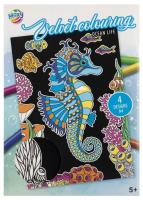 Kolorowanka Velvet  Ocean. Wydawca: ANTELLA. SmakLiter.pl Opakowanie Kolorowanka Velvet  Ocean