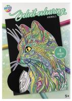 Kolorowanka Velvet  Zwierzęta. Wydawca: ANTELLA. SmakLiter.pl Opakowanie Kolorowanka Velvet  Zwierzęta