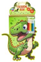 Kolorowanka w kształcie zwierząt. Dinozaur. Wydawca: ANTELLA. SmakLiter.pl Opakowanie Kolorowanka w kształcie zwierząt. Dinozaur