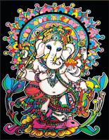 Opakowanie Kolorowanka welwetowa 47x35cm Ganesha