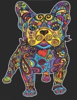 Opakowanie Kolorowanka welwetowa A4 Buldog Francuski